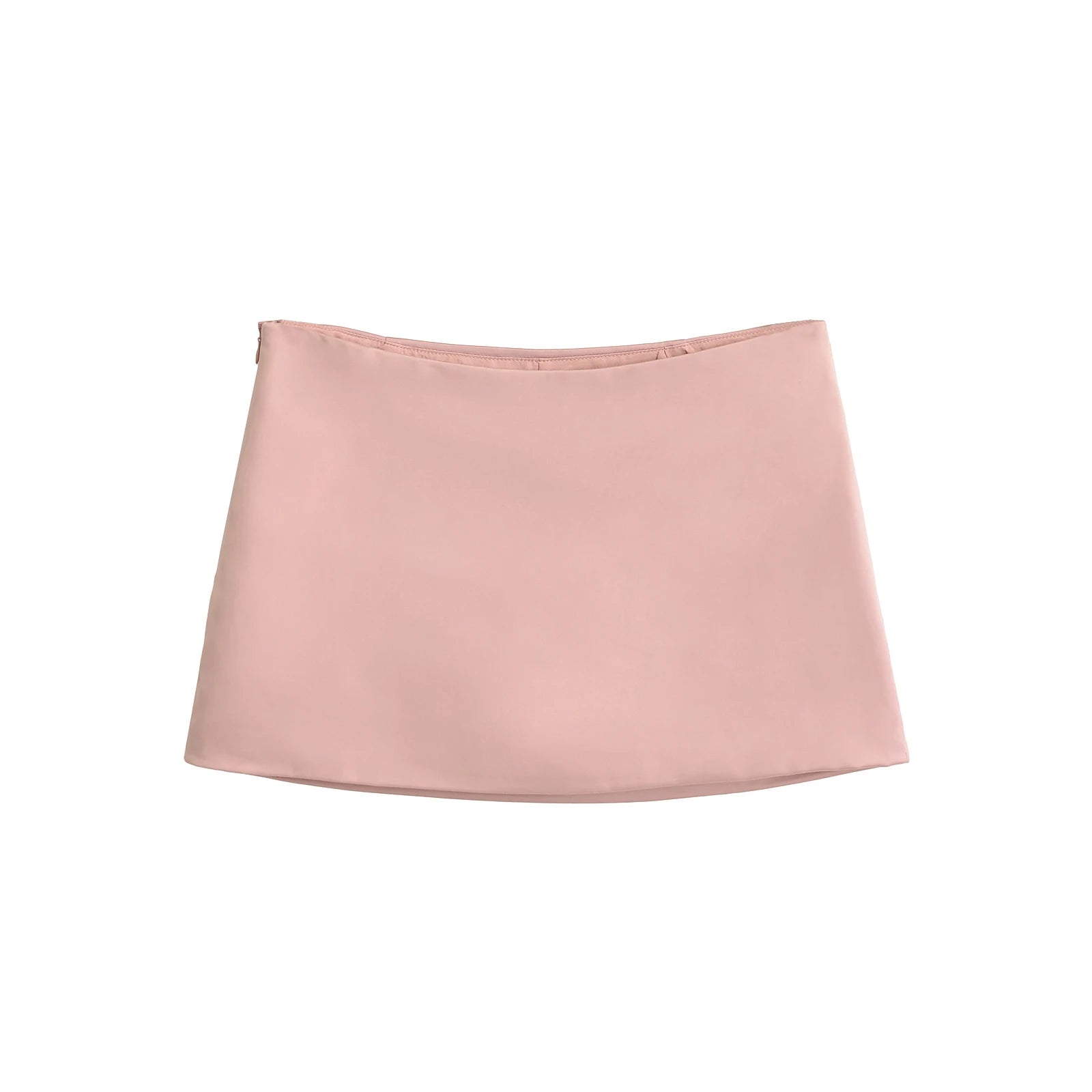 Black Mini Skirts Y2k Clothes Korean Fashion 2024 Summer Satin Skirts For Woman Low Rise Skirt Kawaii Pink Skirt With Shorts