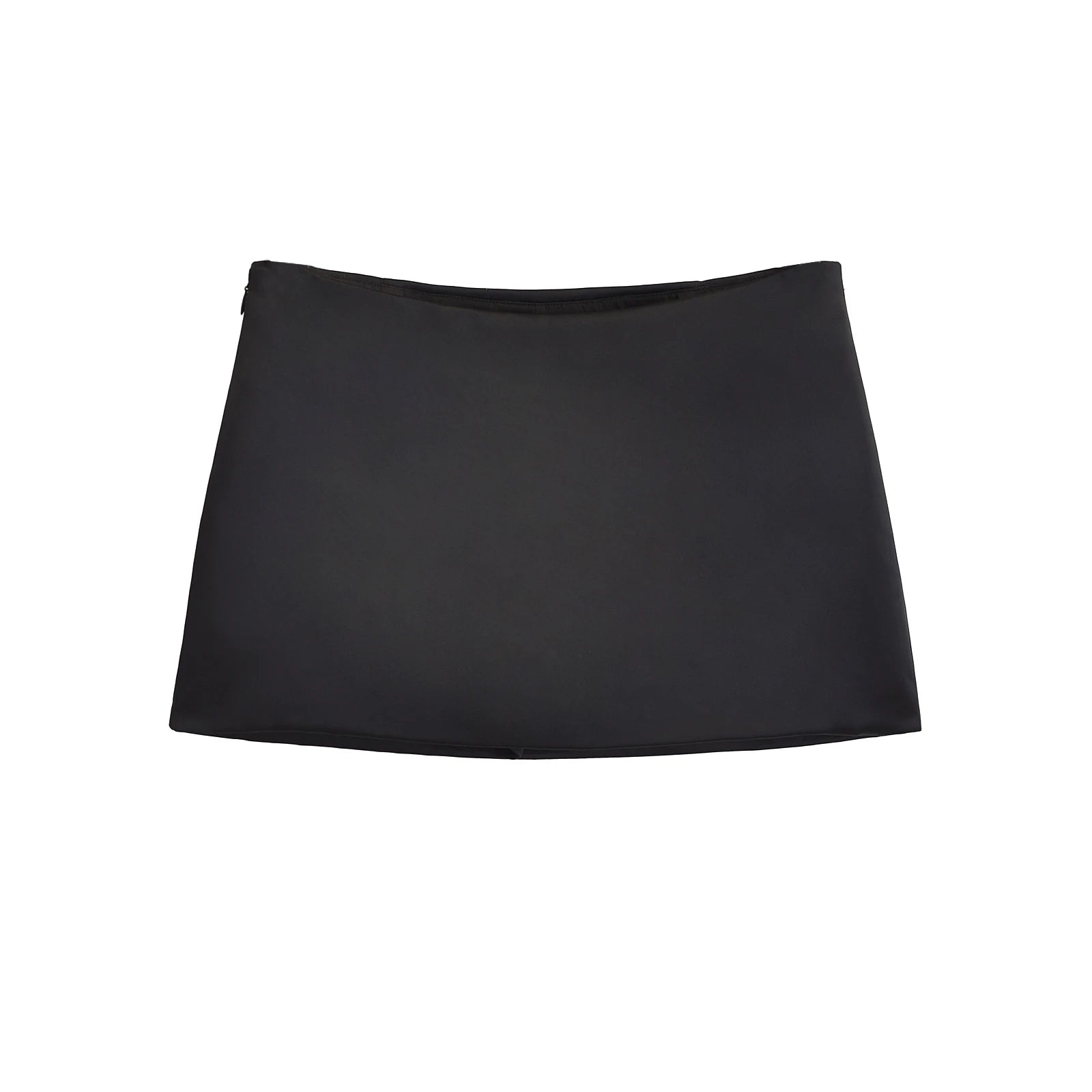 Black Mini Skirts Y2k Clothes Korean Fashion 2024 Summer Satin Skirts For Woman Low Rise Skirt Kawaii Pink Skirt With Shorts