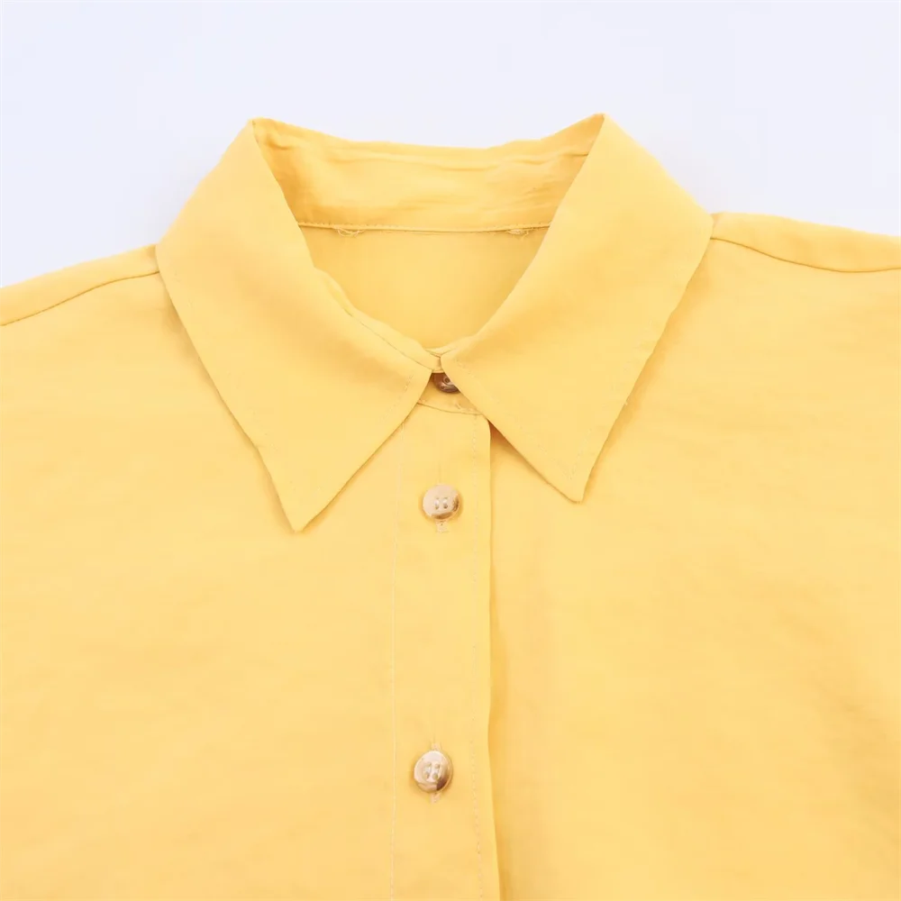 2026 New Women's Fashion Versatile Striped Loose Long Sleeve Collar Single breasted Decorative Shirt